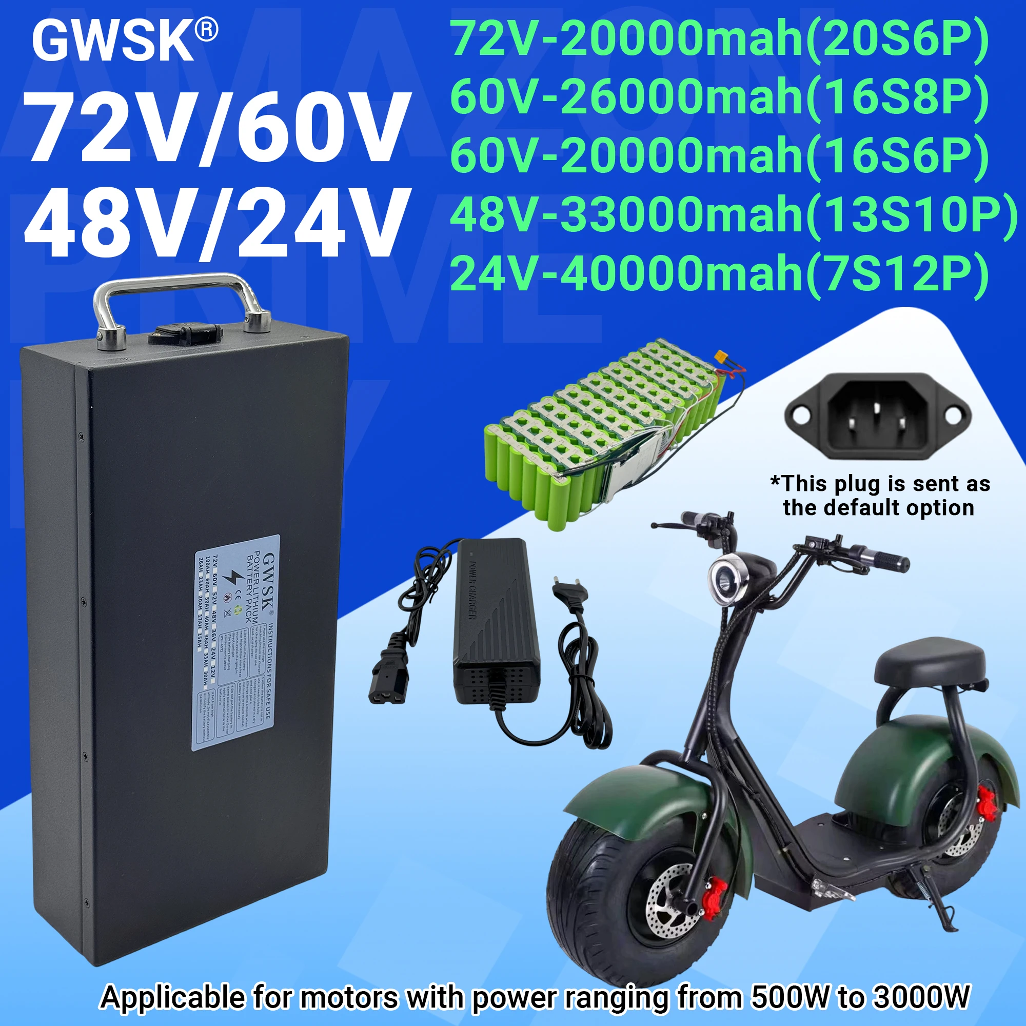 

Air transportation,72V60V48V Harley lithium battery portable and durable,with 100% full capacity, can be ordered with confidence
