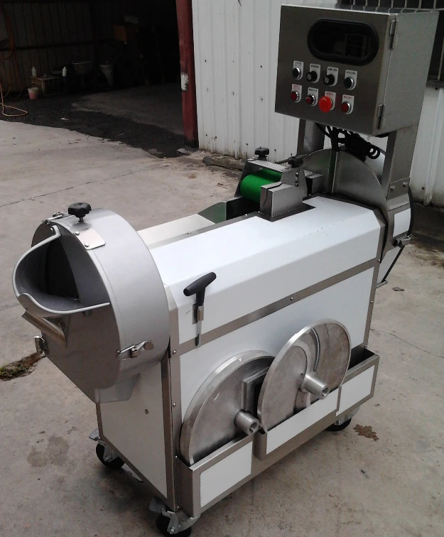 Máquina automática de corte e fatiar vegetais e frutas