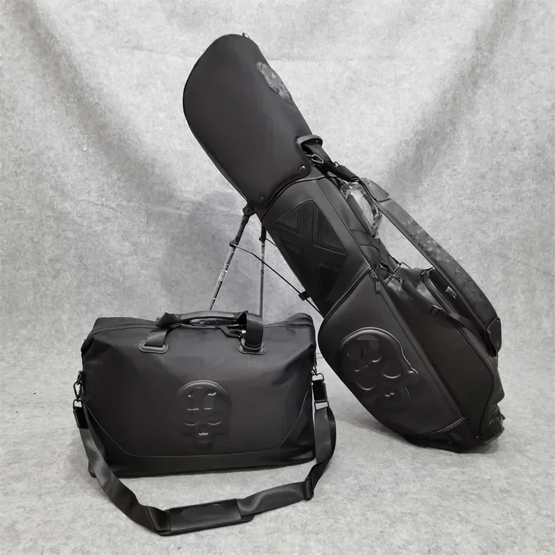 

2024 New Golf Bag Skull Nylon Clothes Bag Men and Women PU High Quality Golf Stand Bag 골프백