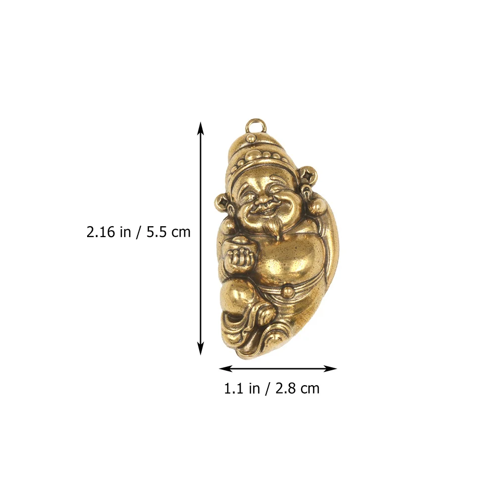 

Brass God Pendant for Necklace Key Chain DIY Jewelry Jewelry Charm Chinese Charm Making Chinese Fortune Symbol