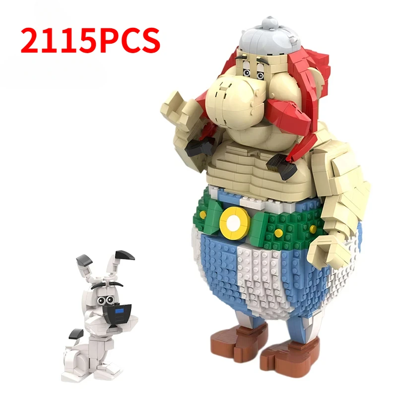 Anime Series Asterixs the Gauled Building Blocks MOC-174219,MOC-168311 Cartoon Character Assembly Model Puzzle Toy Birthday Gift