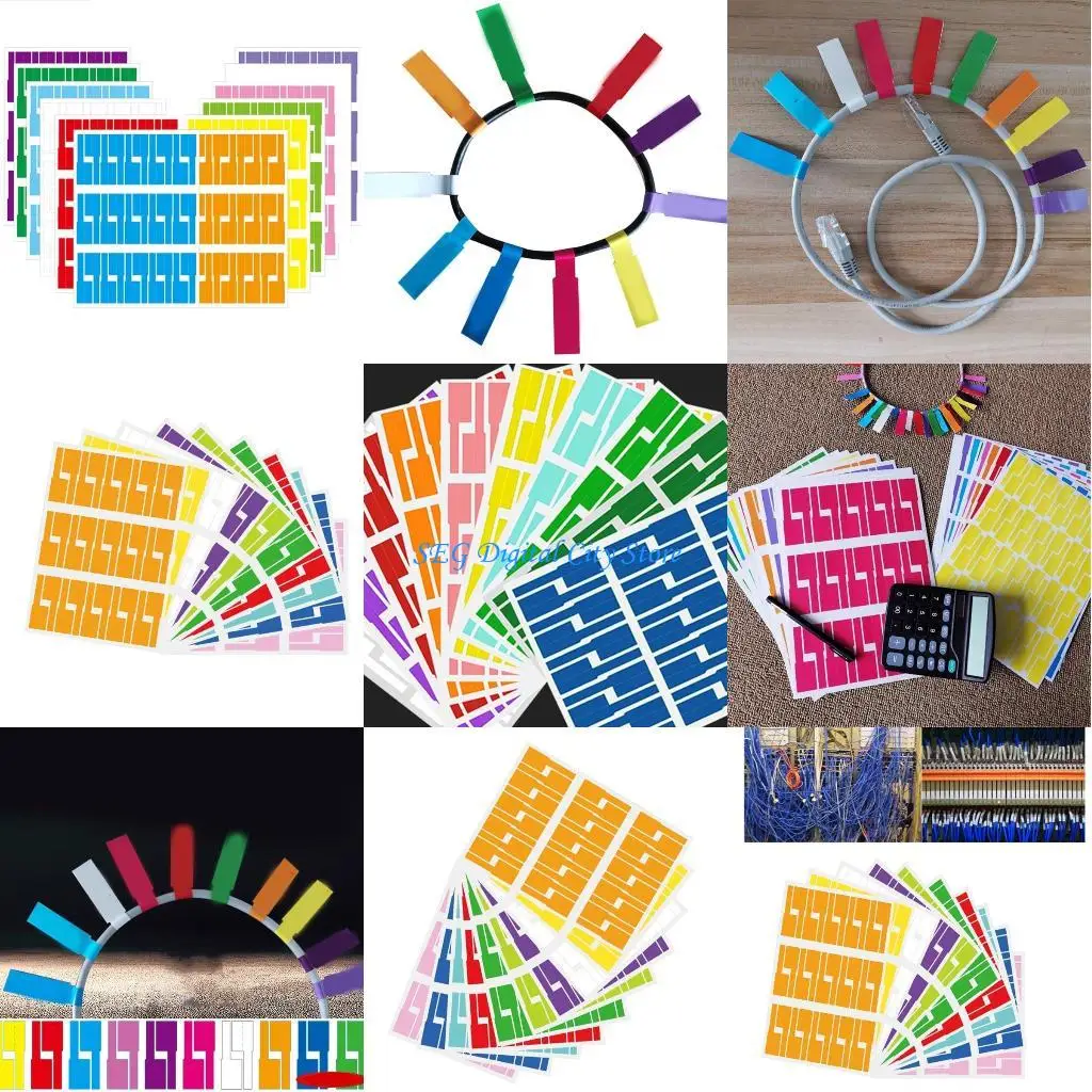 

U75B Cable Labelling Stickers Cable Marking Label Waterproof Cable Labels