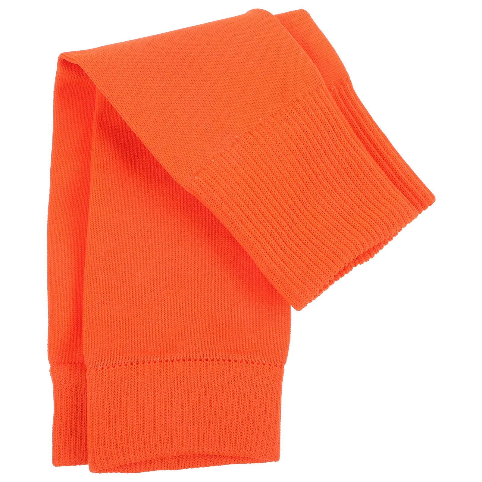 زوج واحد من أكمام ضغط الساق مرنة قابلة للتنفس بدون قدم للرياضة والجري لتدفئة الساق، جوارب كرة قدم مريحة