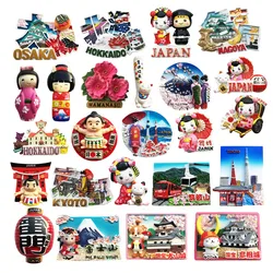 Asia Japan Flavour 3D Fridge Magnet Tourist Souvenirs Refrigerator Magnetic Decoration Articles Collection Handicraft Gift