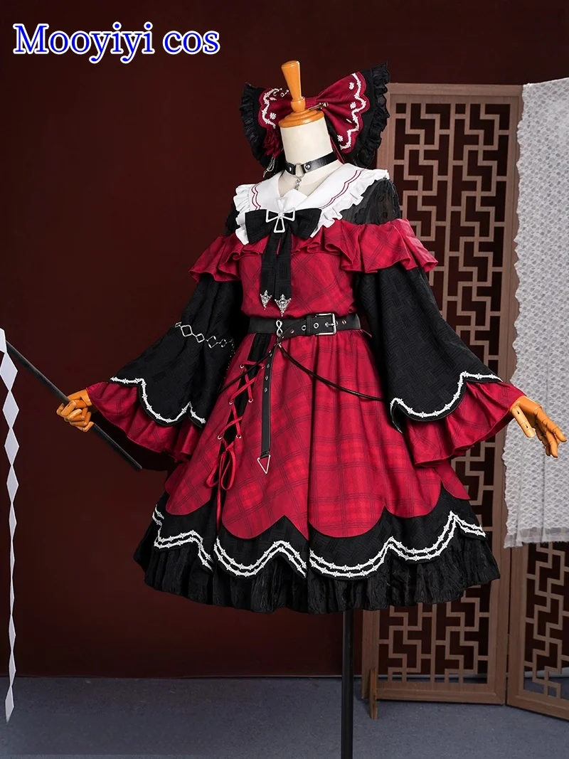 لعبة كوميدية توهو مشروع Hakurei Reimu تأثيري حلي لجميع القديسين عيد الميلاد لعب الأدوار حجم الحفلة S-XXL تنورة كتاب حديثا