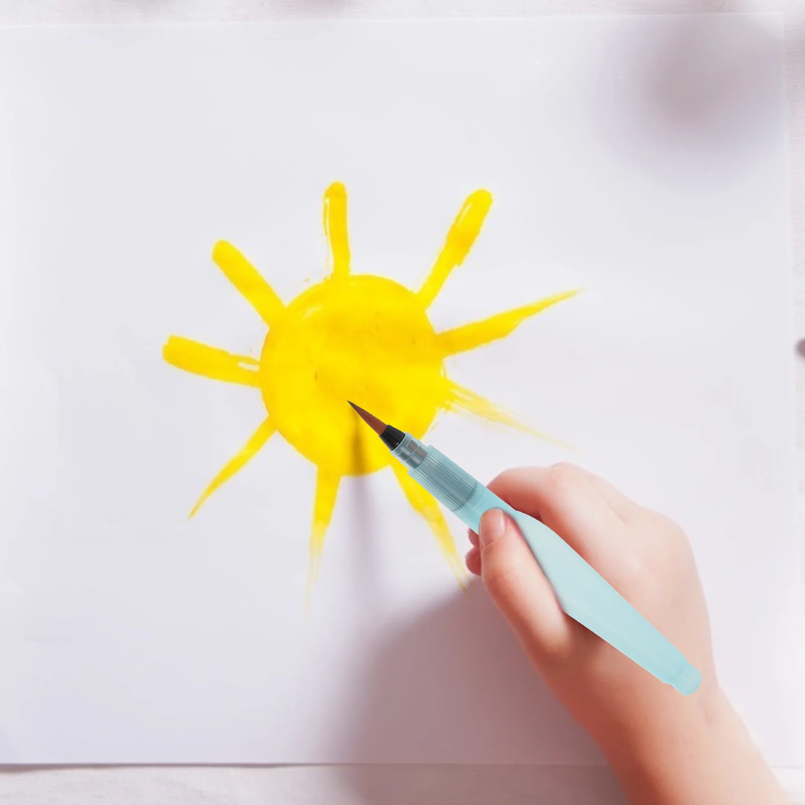 

6Pcs Water Brush Pens Soft Tip Portable Watercolor Paint Pens Ideal for Kids DIY Art Projects Creative Painting Tools