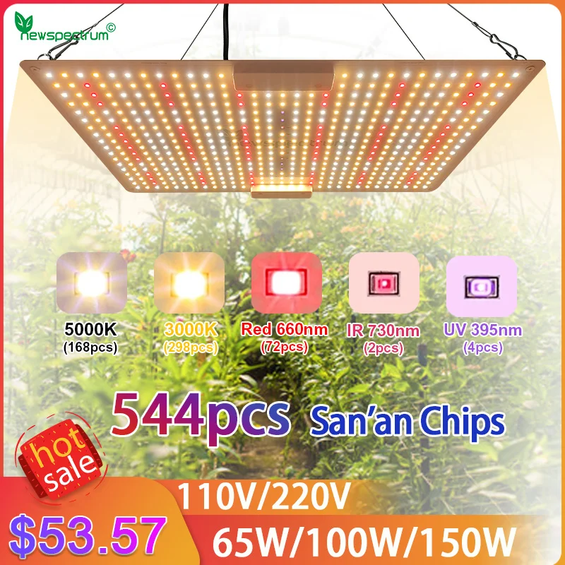 65w 100w 150w LED Aluminum Substrate Plant Light Switch Control, Used for Flower and Vegetable Growth