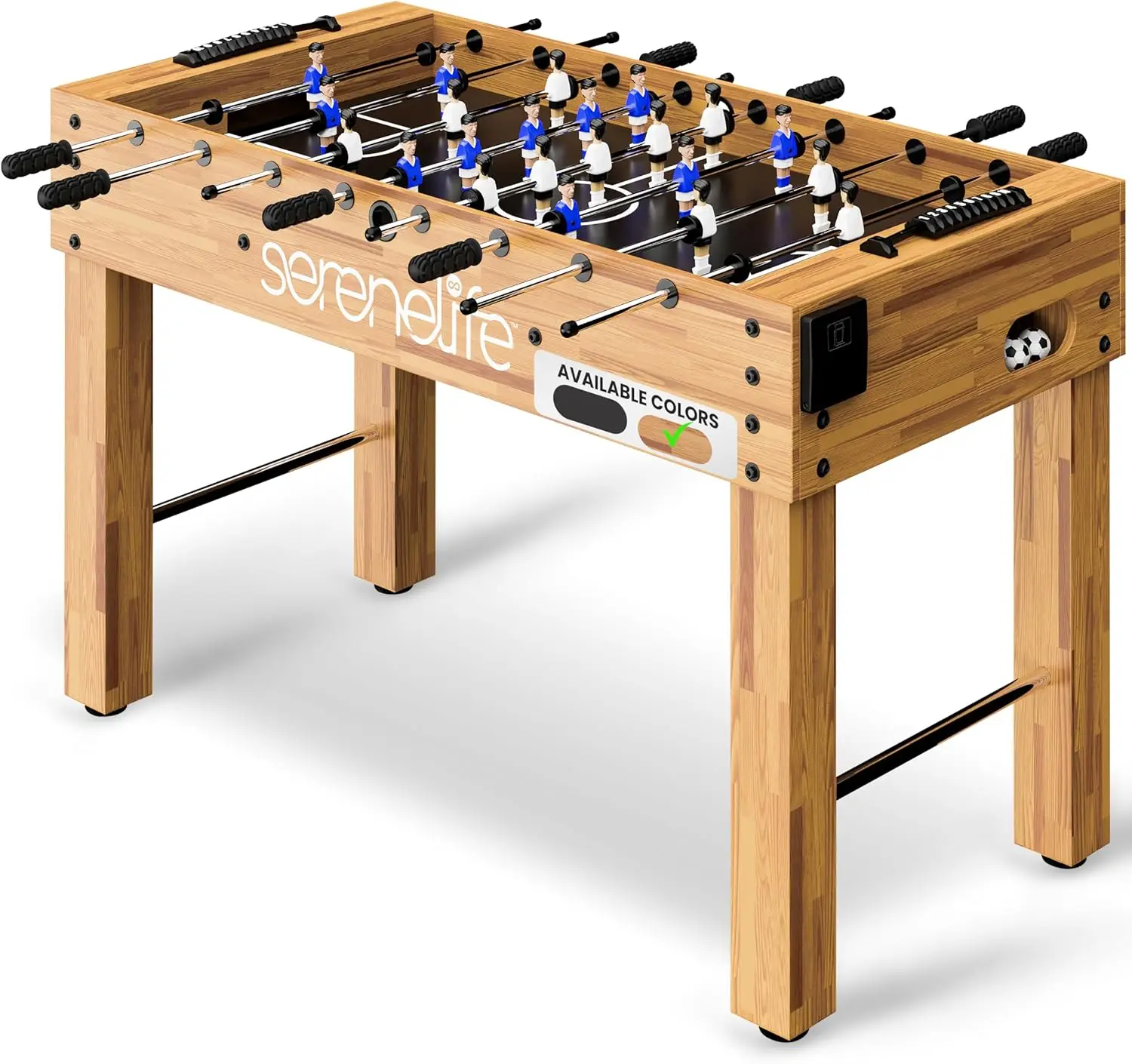 48in Competition Sized Foosball Table, Soccer for Home, Arcade Game Room