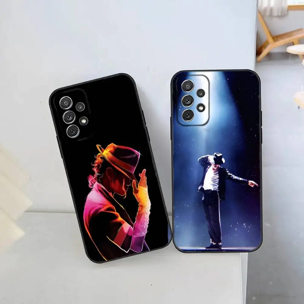 

M-Michael J-Jackson Phone Case For Samsung S25,S24 Ultra,S20,S30 plus,S22 plus,S23,S30 ultra 5G Silicone Cover
