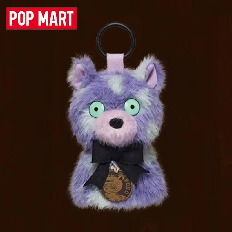 POPMART Hirono AFTER DARK Serie Nachtlicht-Anhänger Überraschungs-Mystery-Entpackungs-Container Niedliche Puppe Anime-Ornament Geschenk