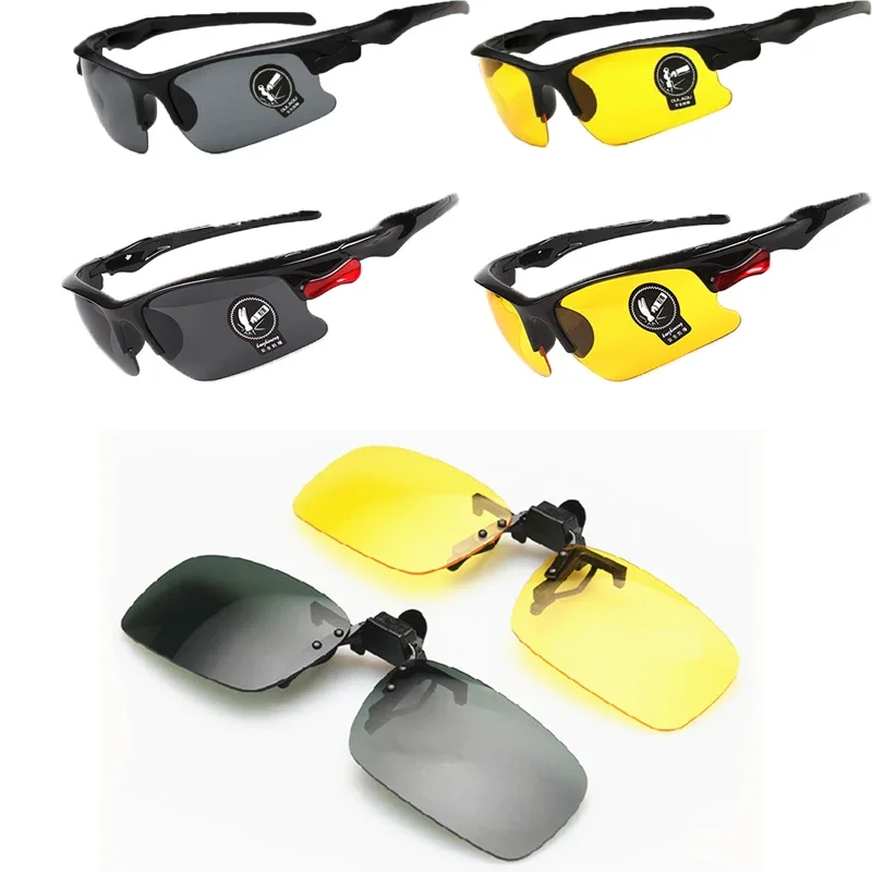 Car Driving Glasses Sunglasses Safety Night Driving Glasses Goggles Unisex HD Sun Glasses UV Protection Eyewear  car items