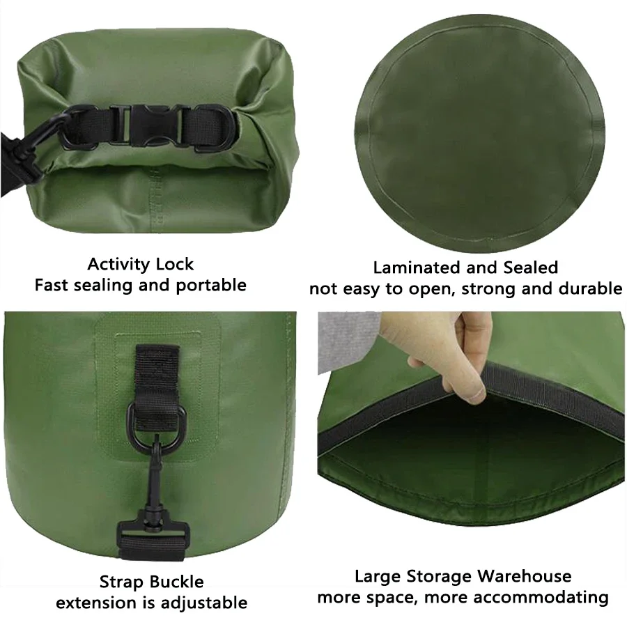 Portable Outdoor Fishing Bucket Bag Plastic Waterproof Live Fish Bag Fishing Accessories 10L/20L Single Piece