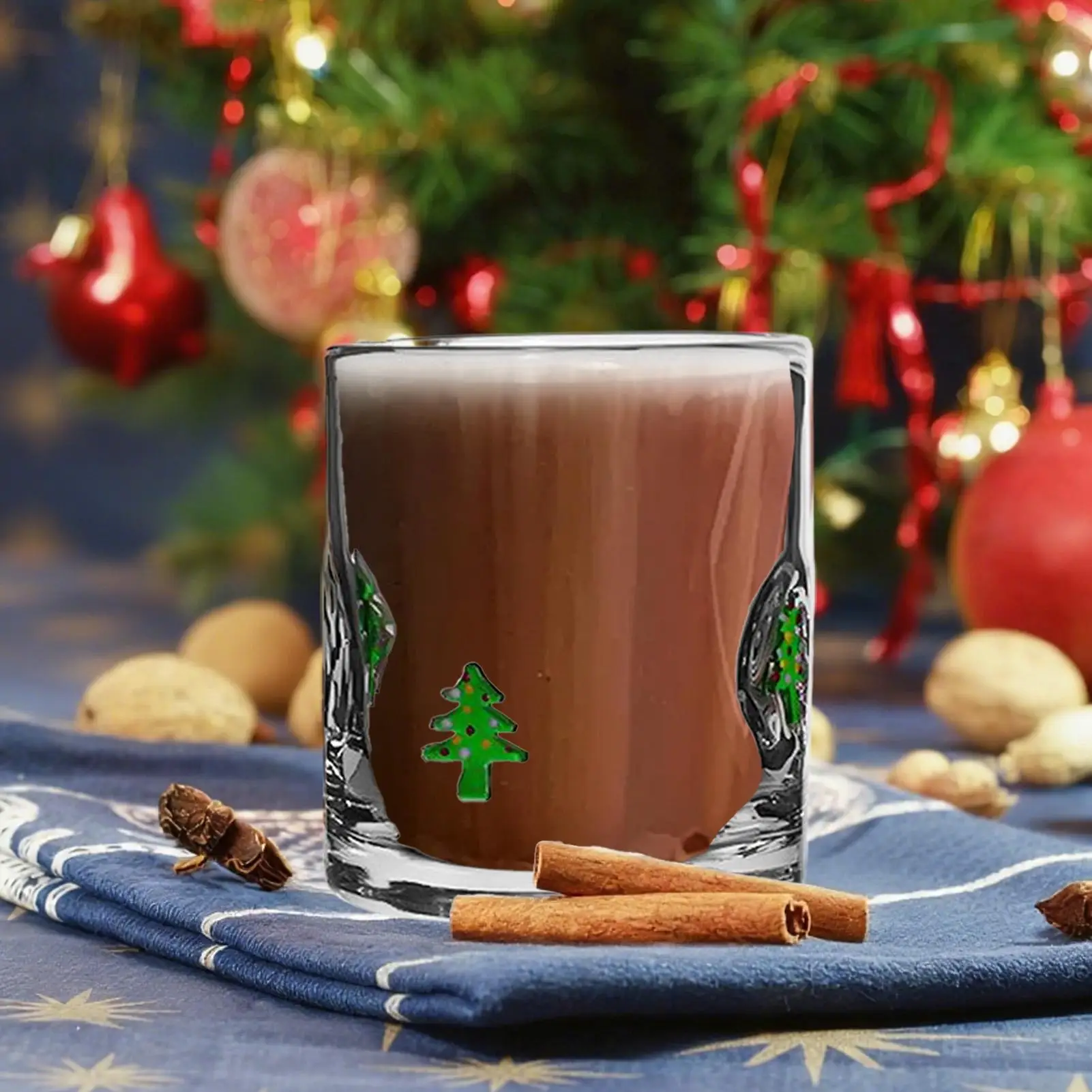 

Кофейные чашки, рождественские хрустальные стеклянные чашки, многоразовые посуда для напитков, стеклянки, кружка для напитков, путешествия, кафе, зима, дети, друзья