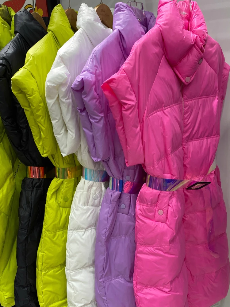 ストリートデニムコントラストダウンジャケット女性のファッショントレンディな取り外し可能なキャップパーカー厚く暖かい男性と女性のカップルのコート