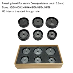 Watch Repairing Tool,6 Aluminum Alloy Deepening Dies For Watch Case Back Press,Double sided deepening 12 Sizes