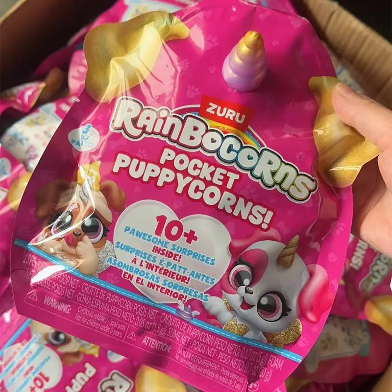 Zuru Rainbocorns Pocket Puppy Corns Mysterious Blind Box Swinging Dog Doll Mini Toy Desktop Ornament Decoration Blind Egg Gifts view 5