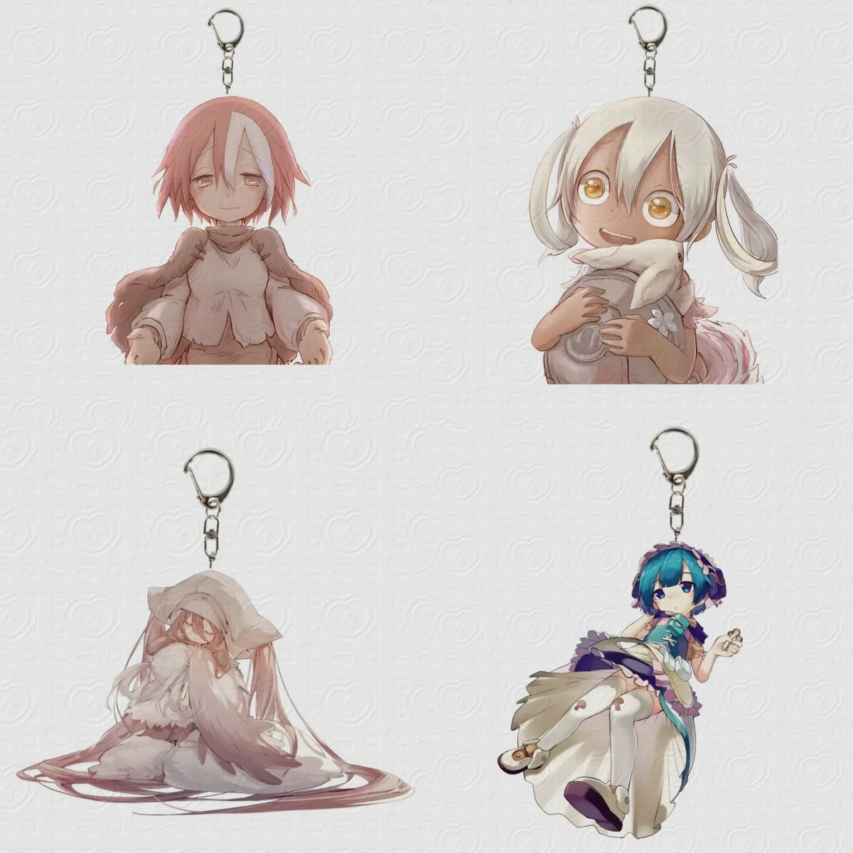 

Anime From the Abyss 6CM Acrylic Keychain Cosplay Characters Ornament Accessories Christmas Collection Gifts