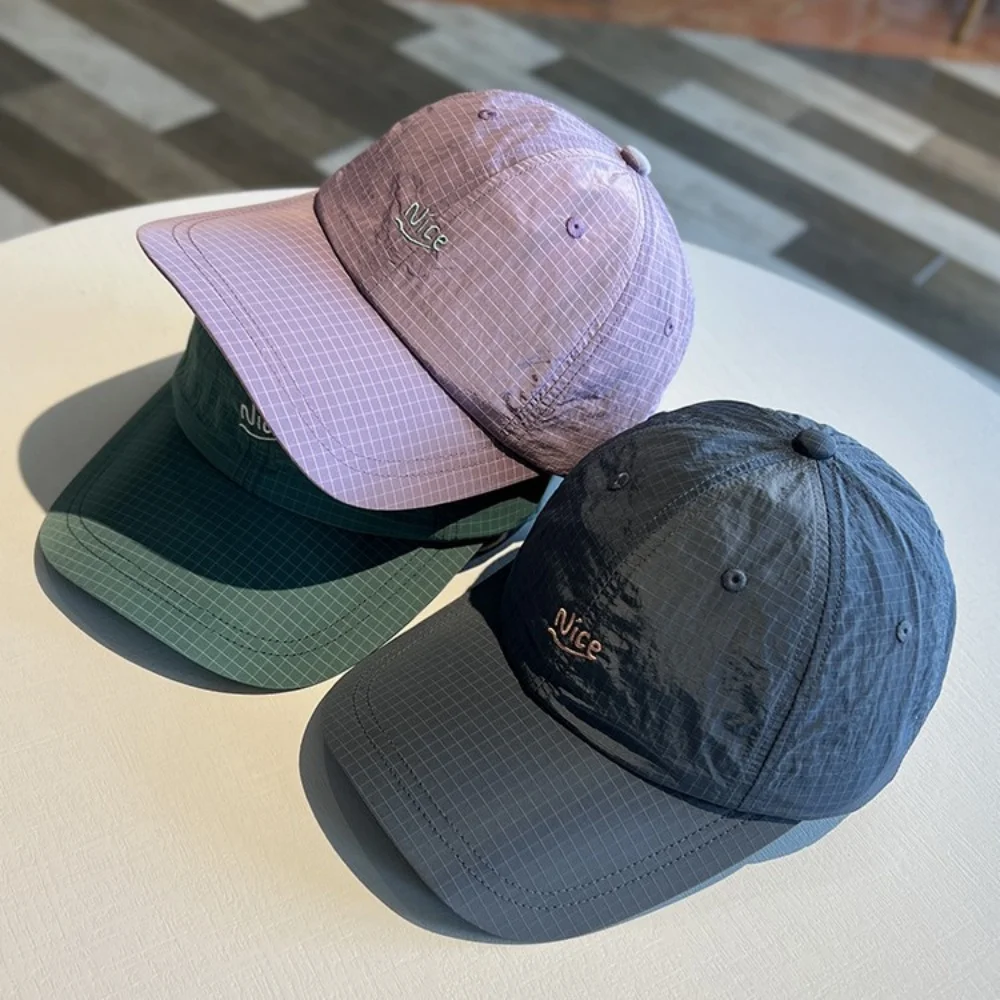 Summer Thin Breathable Mesh Baseball Caps for Men and Women Outdoor Camping Leisure Sun Protection Quick-drying Hiking Hats