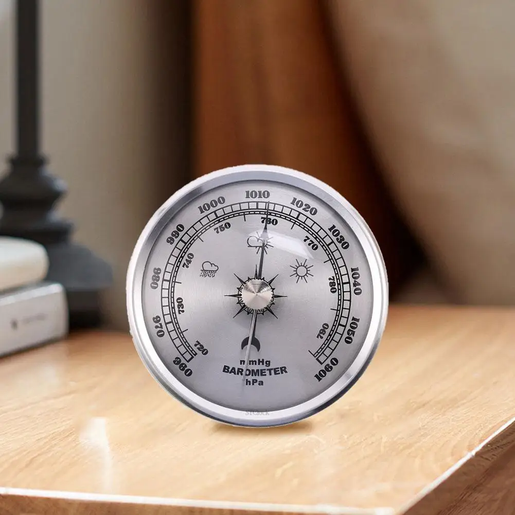 Barometer Air Pressure Gauge Wall Hanging Weather Forecast Station Thermometer Hygrometer for Ships Laboratories Families Tools