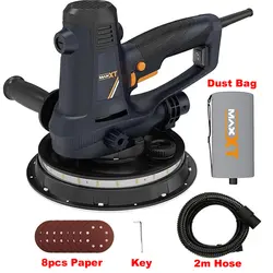 MAXXT 7 Inches 180mm Handheld Drywall Sander 810W Electric Wall Polishing Grinding Machine Self-Dust-Extraction for Car Polisher