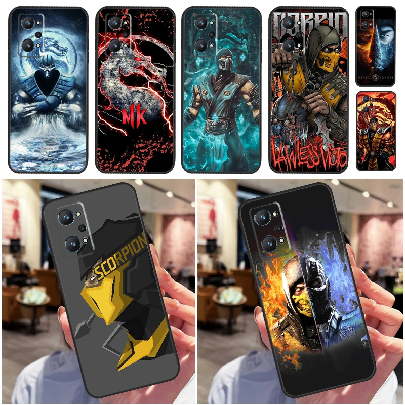Scorpion Zero Sub Mortal Kombat, funda para OPPO Realme C33 C55 C35 C31 C30 C21Y C25 C11 C15 GT Neo 5 3T 2T 8 9 10 11 Pro Plus