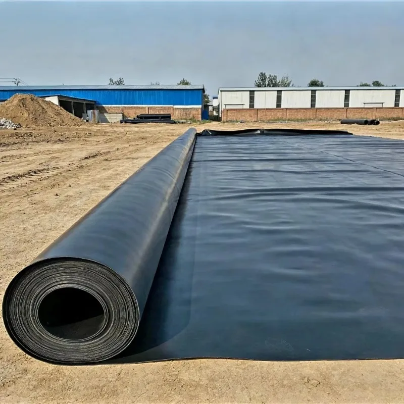 Factory Supply HDPE Geomembrane Liner Custom Roll Size for Reservoir Pond Wastewater Landfill and Mining Projects