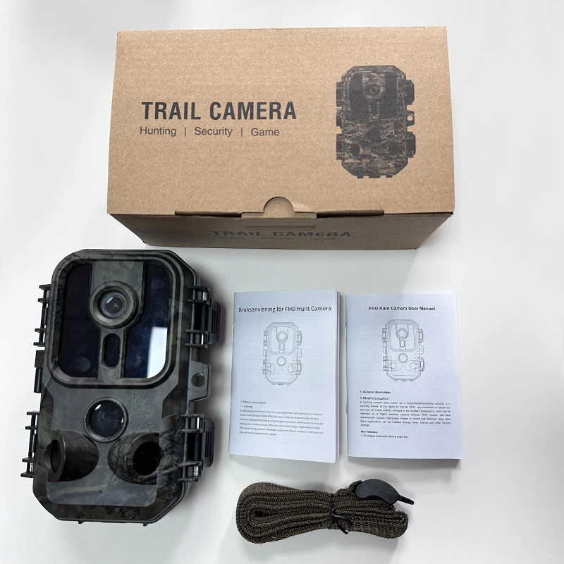كاميرا تعقب الصيد 16MP 1080P للرؤية الليلية كاميرا الحياة البرية للتخييم في الهواء الطلق الأمن للرؤية الليلية رصد كاميرا الصيد