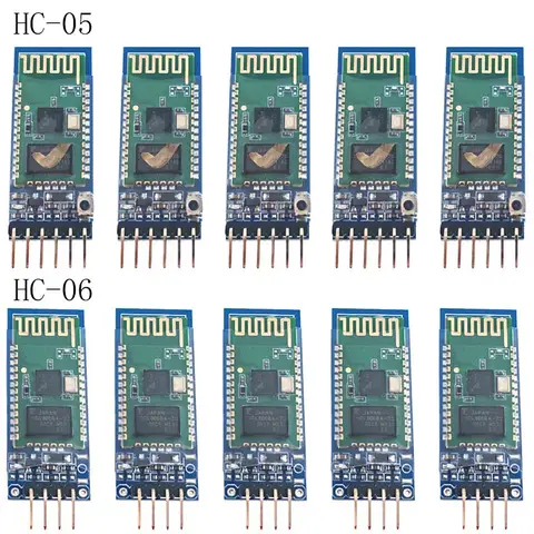 5PCS HC-05 HC-06 RF Draadloze Bluetooth Transceiver Slave Module HC05/HC06/TTL naar UART Converter en Adapter voor Arduino