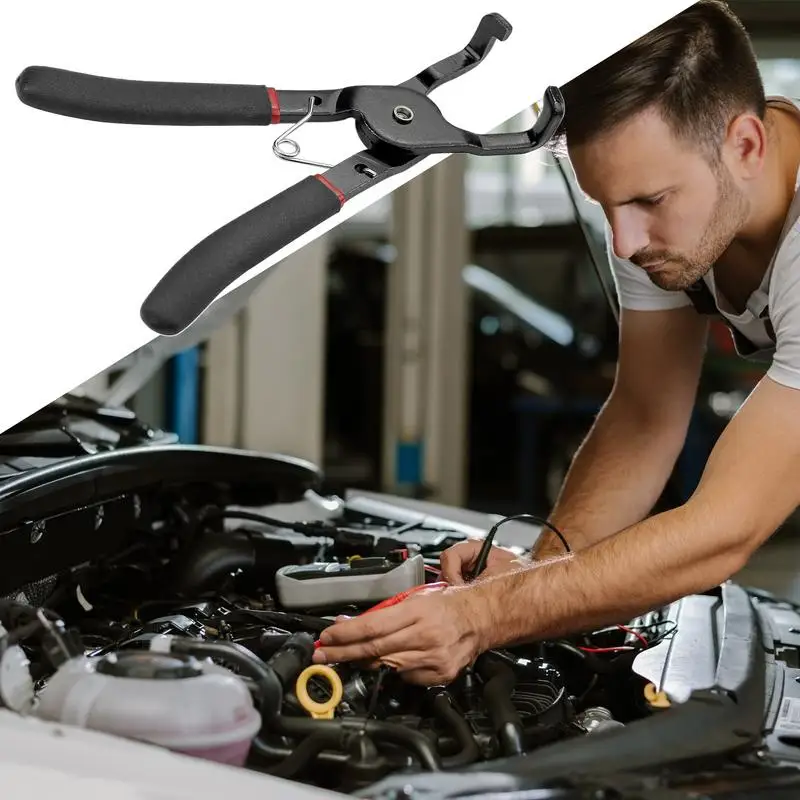 Electrical Disconnect Pliers Automotive Removal Pliers Steel Disconnect Pliers Multi-Function 80 Push Spark Plug Hose Clamp Car