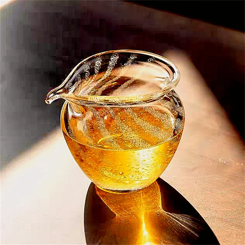 Japanese Style 200ML Air Bubble Thicken Glass Fair Cup Tea Pitcher Tea Ceremony Tea Cup Chahai Kung Fu Tea Set Accessories