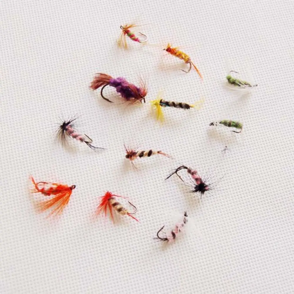 الكمال شرك الحشرات العقلية الذباب يطير الصيد السحر الطعم شحذ ريشة الحشرات الاصطناعية إغراء الطعم كرنك هوك في الهواء الطلق