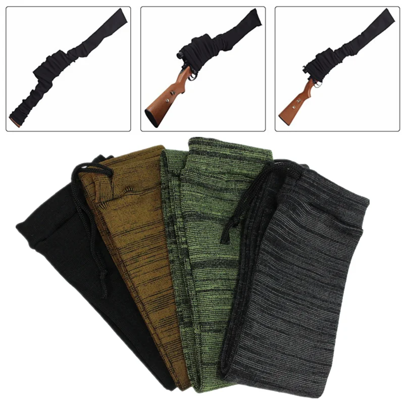 

2023 Rifle Gun Socks 54"/14" Tactical Hunting Shooting Gun Pistol Protector Cover Holster Silicone Treated Fishing Rod Sleeve