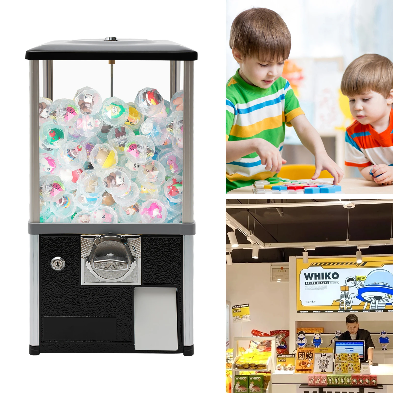 

25-cent Vending Machines, Large Capacity Commercial Vending Machine,Kids Toys Vending selling apsule toys,twister balls