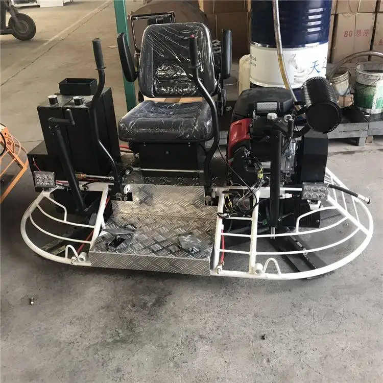 Seat Type Double Pan Power Trowel Ride On Concrete Floor Surface Polishing Floating Finishing Equipment