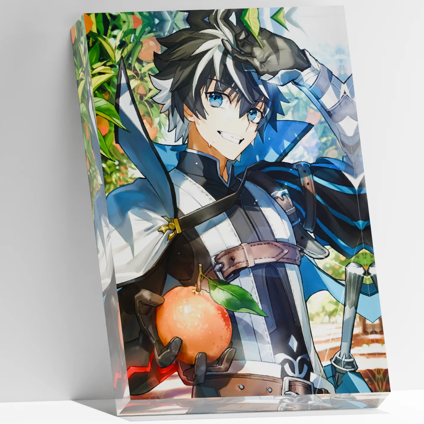 

Custom Acrylic Photo Block Fate Grand Order Charlemagne FGO Figure Stand Print Your Image Game Merch Husbando Desk Decor Gift