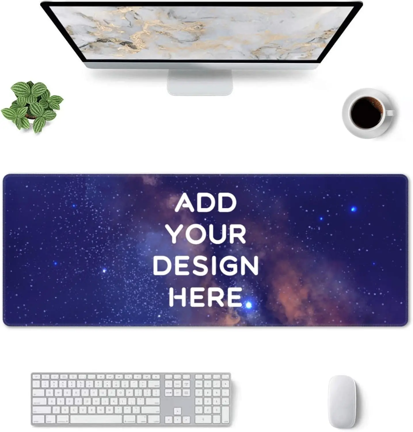 Custom Large Desk Pad with Photo Text Personalized Picture Logo Non-Slip Game Computer Mouse pad Customized Office Desk Mat