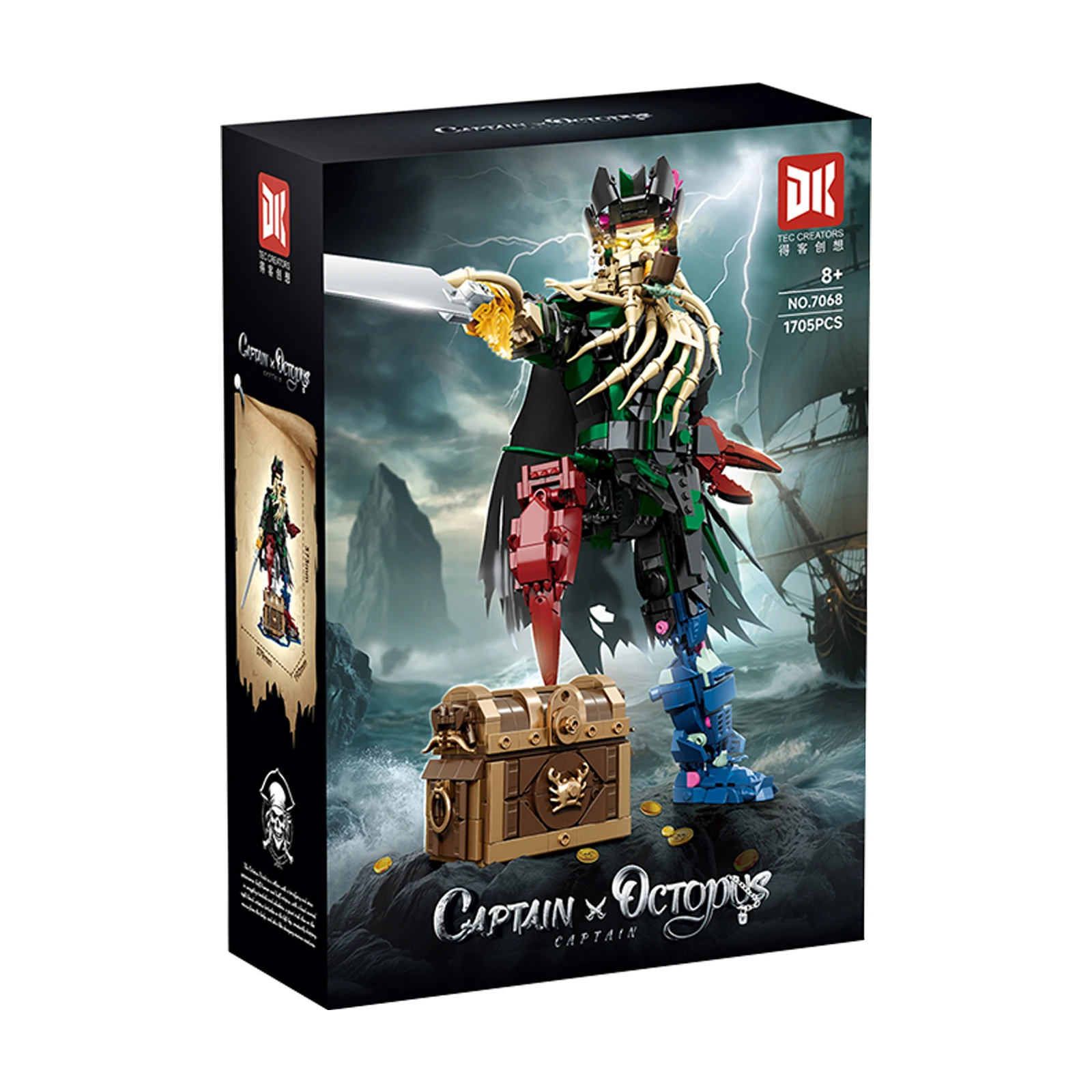 DK7068 كابتن البحر العميق 1705 قطعة نماذج سلسلة الأفلام الشهيرة لتقوم بها بنفسك قطعة صغيرة اللبنات الطوب MOC ألعاب التجميع الفني #3