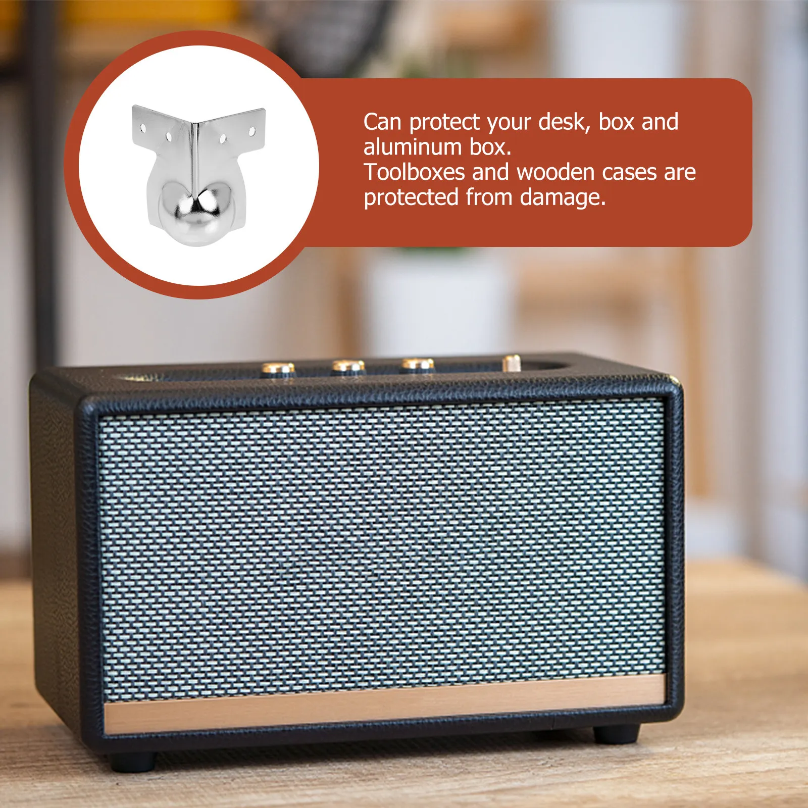 

Набор из 8 защитных уголков для ящиков для инструментов: высокопрочные, антикоррозийные, с гладкими краями, для деревянных и алюминиевых ящиков