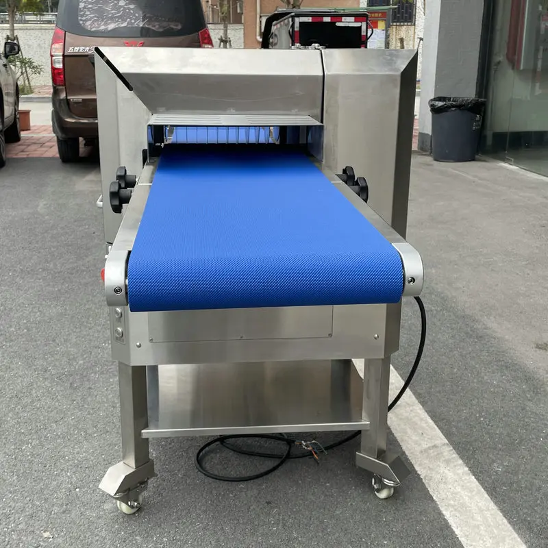 Parallel slitting machine Chicken, duck and goose pork belly slitting machine