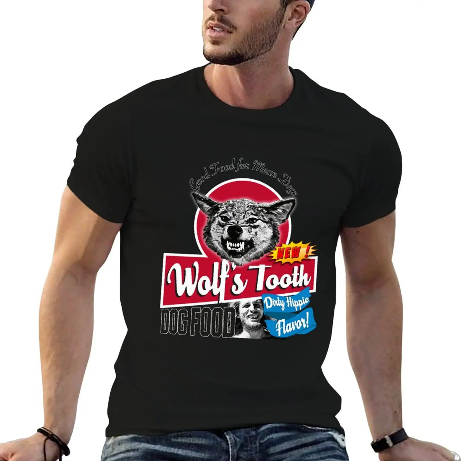 

Wolfs Tooth Dog Food Dirty Hippie Flavor T-Shirt printed t shirts for man anime t shirts oversize man t shirts for men T-Shirt