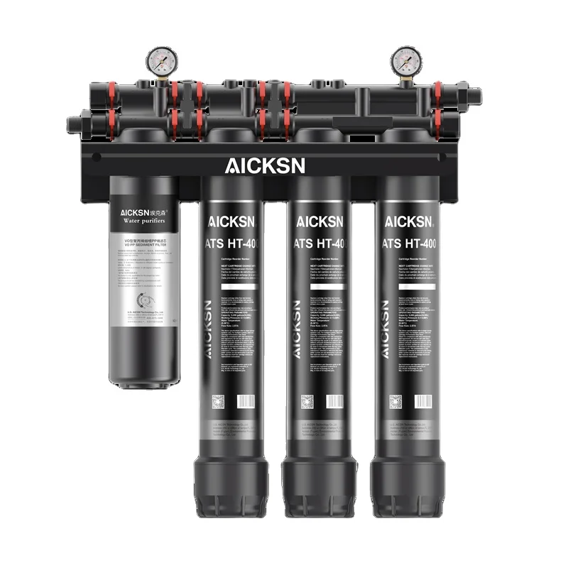 

4 Stages Home Filter Housing UF Water Purifier Kitchen Drink Water Filter Anti Scale Filter with Faucet Activated Carbon Rohs