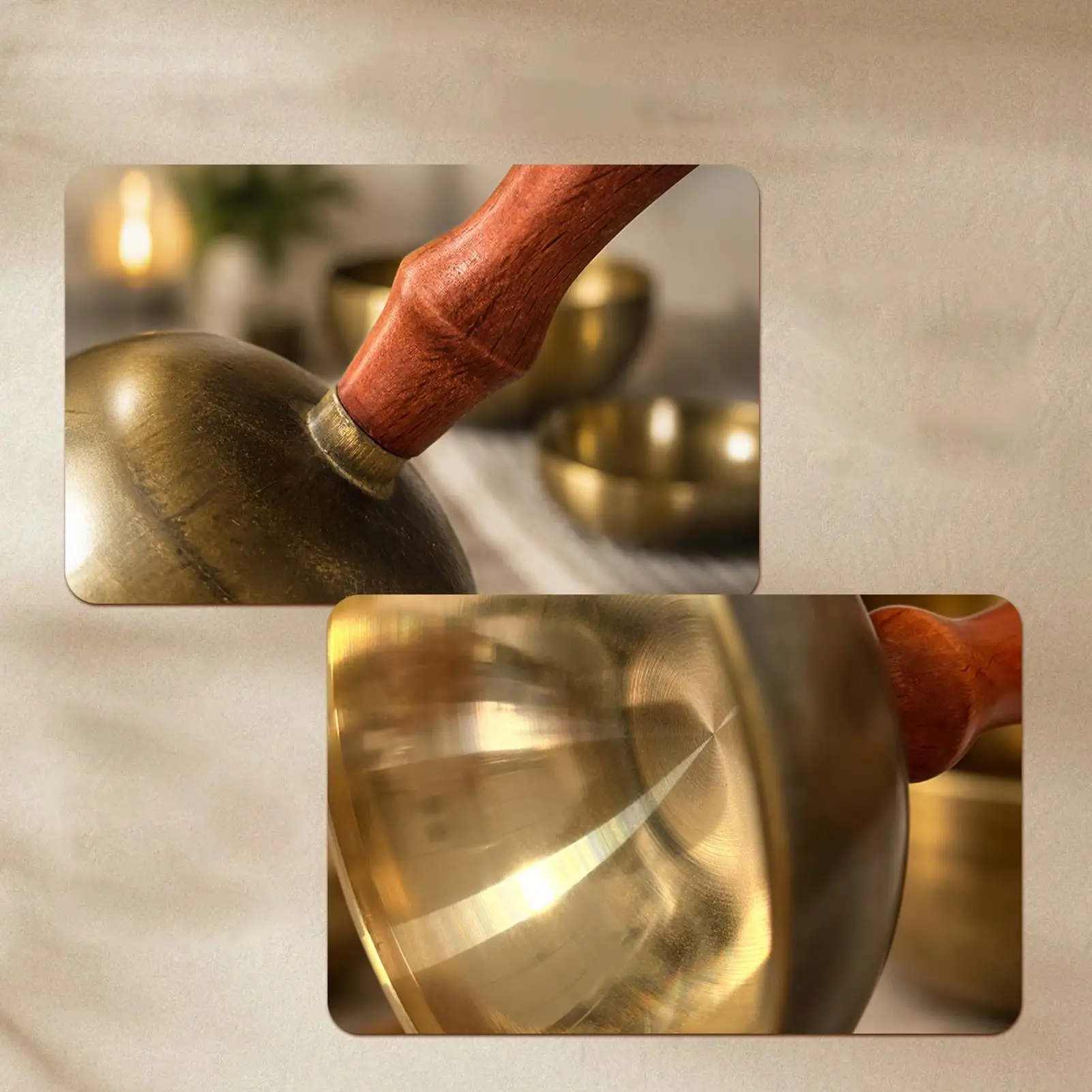 Bol de méditation, dispositif sonore spirituel avec marteau, bols chantants pour le yoga, la relaxation, la prière, la pleine conscience, pour débutants, hommes, femmes, chambre