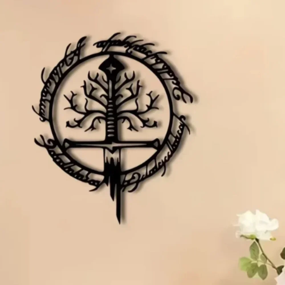 Alluring Lord Of The Rings Iron Oath Metal Wall Decor – A Tempting Gift for Him and Housewarming Appeal.