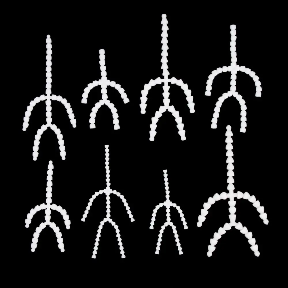 

Plastic Doll Skeleton 15/20cm Sound/Silent Version Dolls Skeleton Joint Plush Toy Doll Ball Socket Flexible Armature Accessories