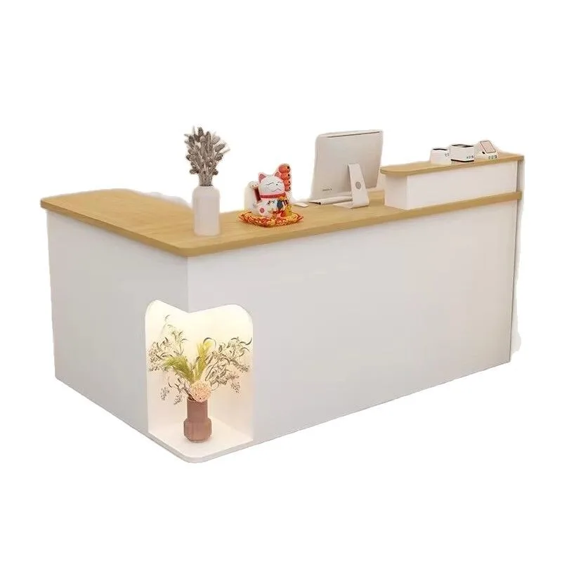 Bar checkout page Women's clothing store L-shaped corner Reception desk Reception desk Reception desk