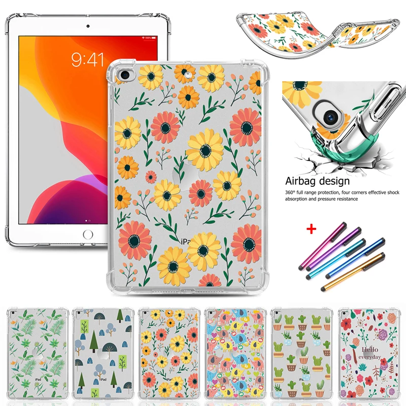 

Tablet Case For iPad Mini Cover Coque 7.9" Cute Painted Soft TPU Protective Cover For Funda iPad Mini 5 4 3 2 1 Case