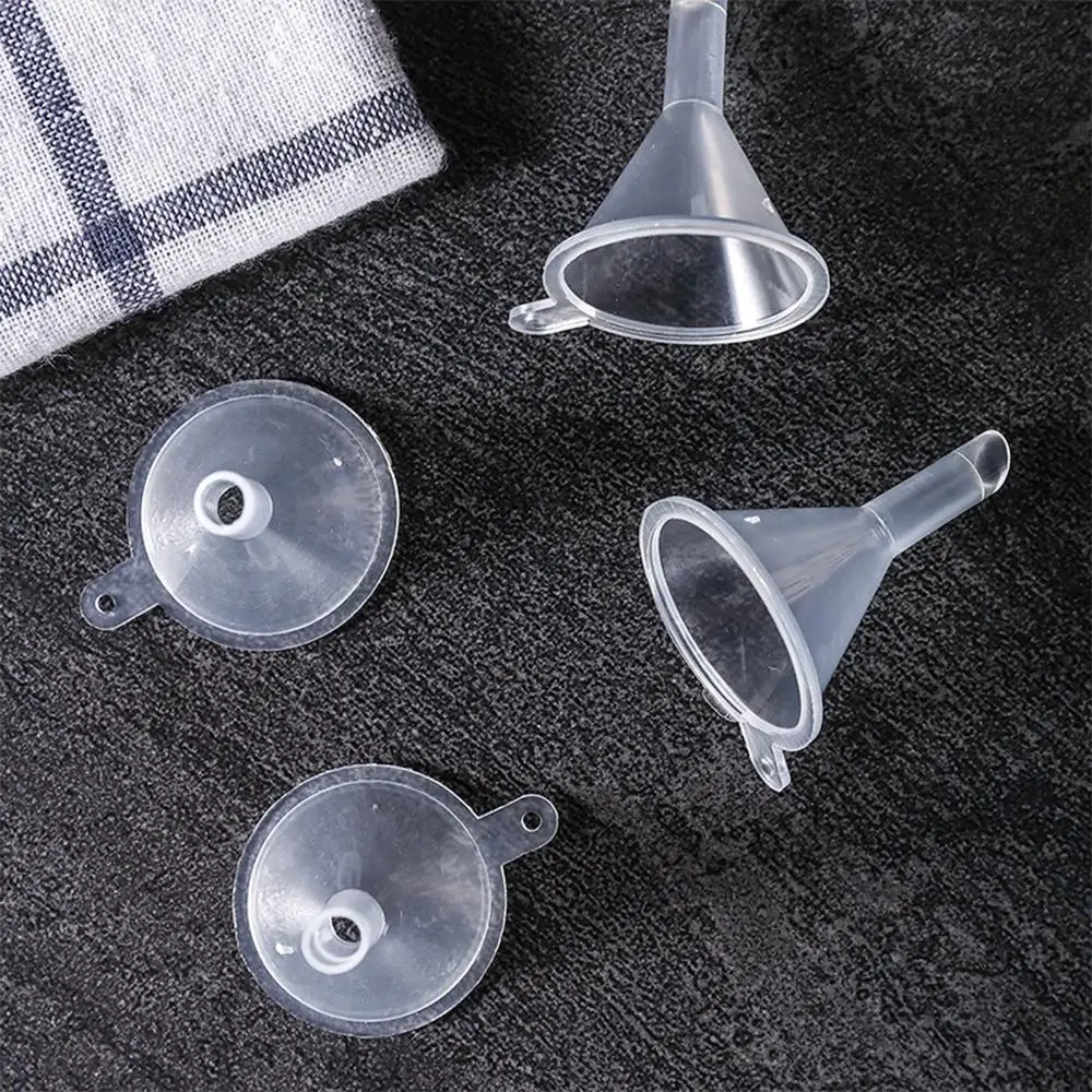 10pcs Conomic Small Funnel Multipurpose Houseware Plastic Subpackage Funnel Easy Clean Allocation Tool Mini Cosmetic Subpackage