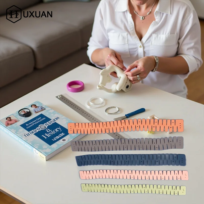 1pc Silicone Hemmer Flexible Sewing Tool Hem Ruler Sewing Auxiliary Tool With Marking Holes For Sewing Enthusiasts Gifts