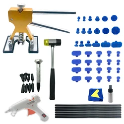 Car Dent Puller Repair Tool Lift Bridge Auto Body Paintless Dent Removal Kit Diy Garage Tool 18+ Suction Cup Take Out Car Buns