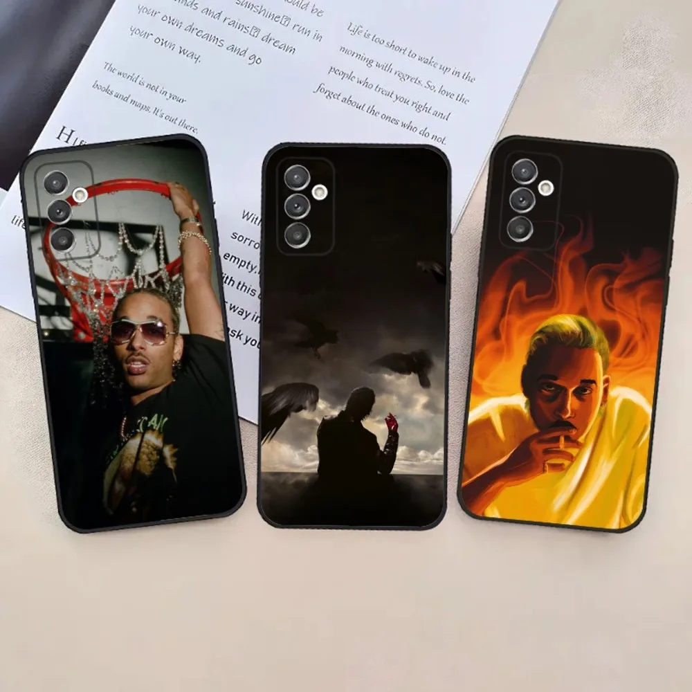 

Rapper L-Laylow Phone Case For Samsung S24,23,22,30,21,10,9,Ultra,Plus,Lite,FE,5G Black Soft Case